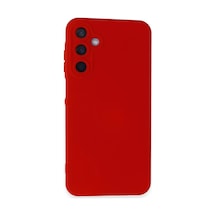 Magicool Samsung Galaxy Uyumlu A35 5g Kılıf Nano İçi Kadife Silikon - Kırmızı