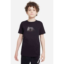 Tshirthane Owl For Kuş Baskılı Unisex Çocuk Siyah T-Shirt