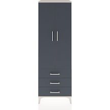 Hyperion Dolap Tek Raflı 3 Çekmeceli Tek Askılı 60x44x182 Ayt... Aytaşı