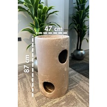 Pet Dreams Goddy Lüks Kedi Dinlenme Evi, Sertifikalı Kumaş 47x87 Cm