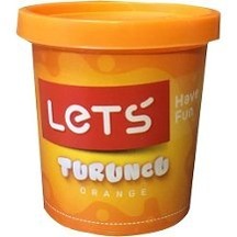 Let's Tek Renk Oyun Hamuru Turuncu 150 Gr. L8340-8