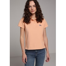 Colin's Colins Regular Fit Polo Yaka Nakışlı Kadın Turuncu Kısa Kol Tişört Cl1079949 Q1.v2 Psl Somon