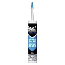 Selsil Silikonize Mastik Beyaz 500gr 5 Adet