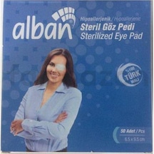 Alban Steril Göz Pedi 6.5 x 9.5 CM 50'li