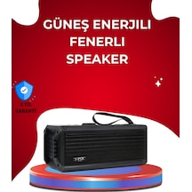 J-ıpox - 10 - P520 Solar Enerjili Bluetooth Hoparlör Fm Radyolu - Flzdgnkr - 8w Ses