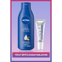 Yoğun Besleyici Vücut Bakım Sütü 200ml Ve Glowy Lips Nemlendirici Dudak Parlatıcısı