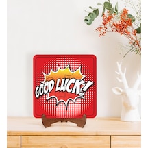 Bk Gift Pop Art Tasarımlı Ahşap Standlı Puzzle Çerçeve-13