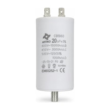 20 Μf Kapasitör 450 Vac Beyaz