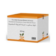 Toz Çilek Kremalı Bisküvi Aroması 20 Kg