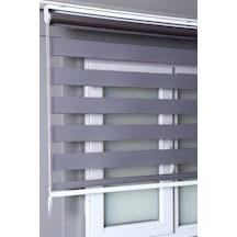 Gri Düz Zebra Stor Kaliteli Güneşlik Perdeler