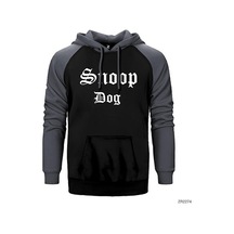 Snoop Dogg Text Gri Renk Reglan Kol Sweatshirt / Hoodie