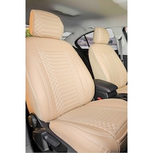 Fiat Egea Sedan Lüx Full Deri Oto Koltuk Kılıfı Ön Arka Takım Exclusive Bej