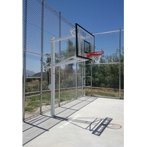 Adelinspor Basketbol Potası Yükseklik Ayarlı 105x180 10 MM Cam