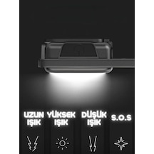2 Adet Led Anahtarlıklı Metal Kasa El Feneri Şişe Açacağı Usb Li Şarj Edilebilir Cep Boy Cob 800mah