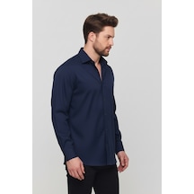 Yxc Trend Maker Oversize Rahat Kesim Erkek Gömlek Lacivert