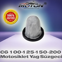 Cg 100-125-150-200 Motosiklet Yağ Süzgeci Filtresi Universal Uyumlu