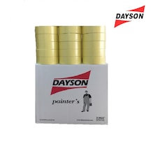 Dayson Maskeleme Bant Kağıt Bant Sarı 36mmx35mt 1 Koli 48 Adet