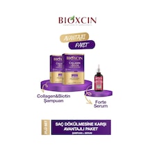 Collagen Biotin Şampuan 2 Adet + Bioxcin Forte Serum 50 Ml 1 Adet