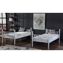 Ranzacı Solid Karyola 90X190 - Genç Çocuk Yatak Odası Metal Karyola/Be...