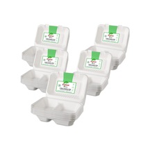 Kafem Ekolojik 2 Göz Kapaklı Karton Tabak 25 Li X 5 Paket