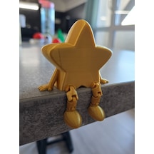 Ev İçin Oturan Yıldız Dekor Biblo Modern Tasarım 12cm