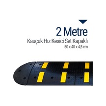Kauçuk Hız Kesici Set Kapaklı. Yol Kasisi 2 M N11.165