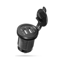 Karavan İçin Usb Şarj 2 Li Montaj Tipi Tekne İçin Montaj Tipi Şarj Soketi 2 Li Usb Şarj Soketi Vidalı Vidalı 2 Li Usb Şarj Soketi