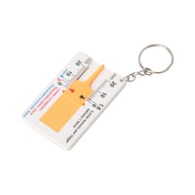 Kangvka Plastik Lastik Derinlik Ölçer 0-20mm, Keskin Ölçekli, Taşınabilir, Dayanıklı, Kolay Kullanım, Kesin Ölçüm