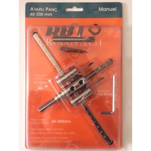 Rbt 40x200 Ayarlı Panç Seti Karpit Bıçaklı Mermer Alçıpan Panç