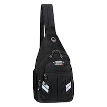 Seventeen 4901-su Geçirmez Dönüştürülebilir Çapraz Askılı Göğüs Ve Mini Sırt Çantası - Siyah Body Bag 341 Siyah
