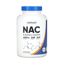 Nutricost N-acetyl L-cysteine N.a.c 600mg, 240 Vegetarian C...