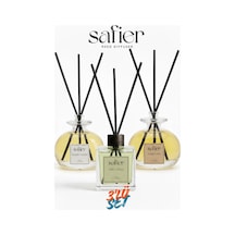 3 Lü Çubuklu Oda Kokusu Seti Yağmur Ormanları,yasemin Çiçeği,sandal Ağacı 100 Ml Karışık