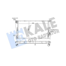 Kale 354600 Motor Radyatoru 17112468099 17117558480 17117788903