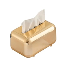 Lüks Altın Doku Kutuları Depolama Peçete Tutucu Kağıt Durumda Ng Altın