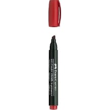 FABER CASTELL PERMANENT MARKÖR 54 KESİK UÇ KIRMIZI 12 ADET