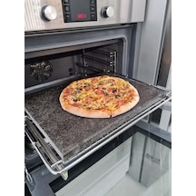 Doğal Bazalt Fırın Taşı - Tam Fırın Boyutu 30x40cm - Pizza Tasi, Ekmek Tasi, Mangal Tasi Genel