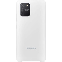 Samsung Uyumlu Galaxy S10 Lite Silikon Kılıf Beyaz - EF-PG770TWEGWW