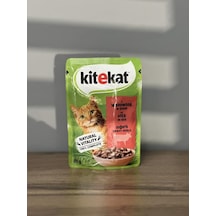 Kitekat Pouch Yaş Mama Sığır Etli 85 Gr X 28 Adet