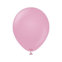Retro Toz Pembe Pastel Balon 5 Li