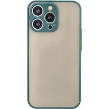 Apple  Uyumlu  iPhone 14 Pro Max Kılıf Montreal Silikon Kapak Yeşil