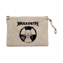 Megadeth Warnıng Krem Clutch Astarlı Cüzdan / El Çantası