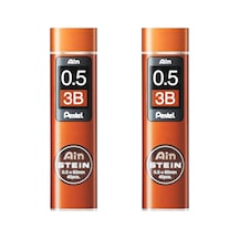 Ain Stein Mekanik Yedek Uçlar - 2 Tüplü Paket 0,5 Mm 3b Tek Renk