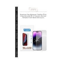 Premium Cep Aksesuar Telefon Örtü Cihaz Koruma Mi 17 Uyumlu Normal Temperli Cam Ekran Koruyucu