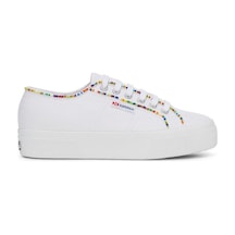Superga 2740 Multicolor Beads Kadın Beyaz Sneaker Beyaz-340 Beyaz-340