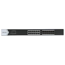 Hikvision Ds-3e0524tf B 24 Port 12 Gigabit Rj45 Port,12 Gigabit Fiber Switch