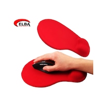 Elba K06152 Bileklikli Jel Mouse Pad Kırmızı Kdo