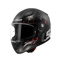 Ls2 Rapid 2 Clawn Kapalı Kask Gri Kırmızı Mat Siyah