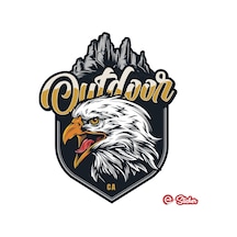 Off Road Camping Adventure Kamp Kartal Eagle Outdoor Sticker