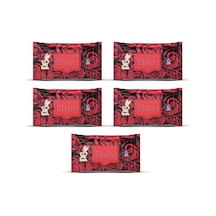 5 Paket Red Rose Islak Havlu Mendil 90 Adet Kapaklı Gül Kokulu