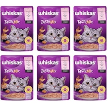 Whiskas Pouch Tasty Mix Somunlu Havuçlu 85 Gr 6 Adet